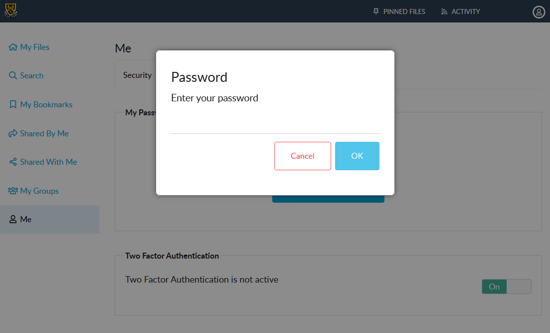 Foldr - Confirm Password